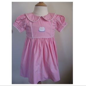 First Birthday Dress by Strasburg Pink Cupcake 12M
